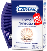 Презервативы Contex Extra Sensation №18 - 