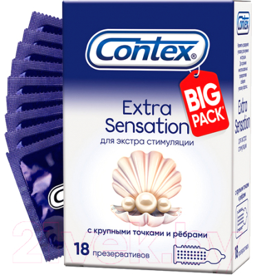 Презервативы Contex Extra Sensation №18