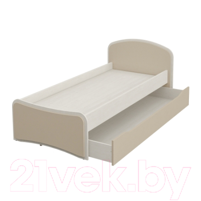 Двухъярусная выдвижная кровать Мебель-Неман Комби МН-211-09 (сосна рандерс/капучино)
