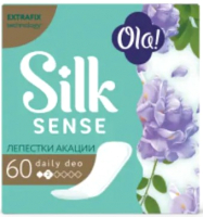 Прокладки ежедневные Ola! Silk Sense Daily Deo ежедневные Лепестки акации (60шт) - 