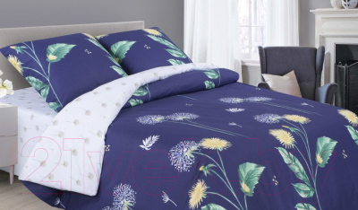 

Комплект постельного белья АДЕЛЬ, Мать-и-мачеха 1.5сп