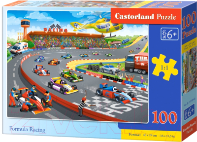 Пазл Castorland Premium Формула-гонки / B-111046 (70эл)