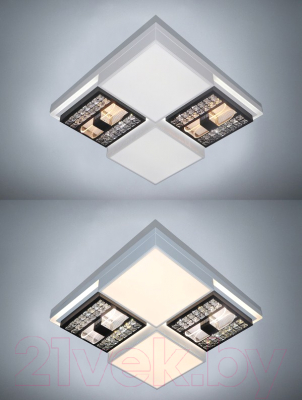 Потолочный светильник Natali Kovaltseva High-Tech Led Lamps 82011 (белый/черный)
