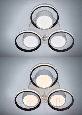 Потолочный светильник Natali Kovaltseva High-Tech Led Lamps 82046 (белый/черный)
