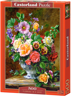 Пазл Castorland Цветы в вазе / B-52868 (500эл)