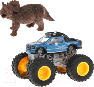 Автомобиль игрушечный Пламенный мотор Монстр трак Мир динозавров / 870534