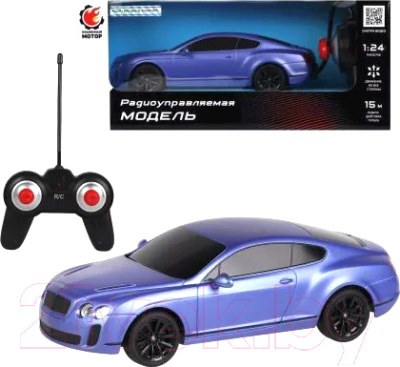 Изображение товара Радиоуправляемая игрушка Пламенный мотор Bentley Continental Supersports 1:24 / 870508