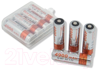 Комплект аккумуляторов Sipl Star Power 4900MAH NI-MH АА / BC56А (4шт)