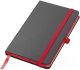 Записная книжка Easy Gifts Rostock / 341105 (черный/красный) - 