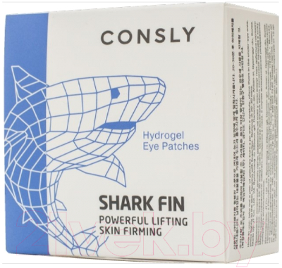 Патчи под глаза Consly Hydrogel Shark Гидрогелевые С экстрактом акульего плавника (60шт)