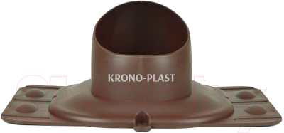 Выход вентиляционный на крышу Krono-Plast PNOU H500мм D150мм (темно-коричневый)