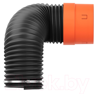 Труба соединительная для вентиляционного выхода Krono-Plast KF 2-1 Kronoflex L500мм D125мм