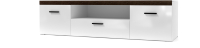 Тумба SV-мебель Соло Д ТВ (белый/белый глянец/венге) - 