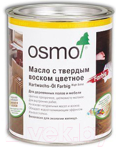 

Масло для древесины Osmo, Золотистый, Цветное с твердым воском