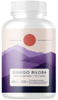 Комплексная пищевая добавка Elementica Organic Ginkgo Biloba + Gotu Kola / ECPS003 (60 капсул) - 