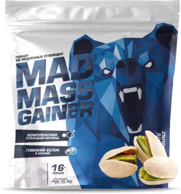 Гейнер Siberian Nutrogunz Mad Mass Gainer / MG015 (2000г, фисташка)