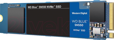 SSD диск Western Digital Blue SN550 NVMe 1TB (WDS100T2B0C)