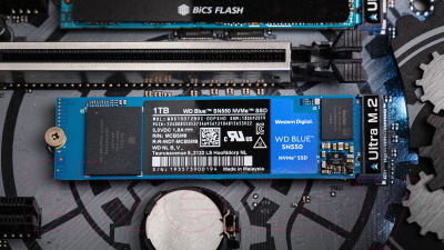 SSD диск Western Digital Blue SN550 NVMe 1TB (WDS100T2B0C)