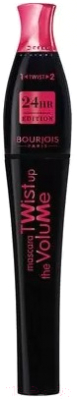 

Тушь для ресниц Bourjois, Черный, Twist Up The Volume Mascara 2 в 1 объемная тон 23