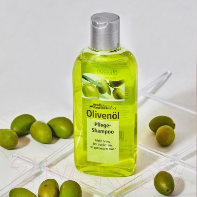 Шампунь для волос Medipharma Cosmetics Olivenol для сухих и непослушных волос (200мл)