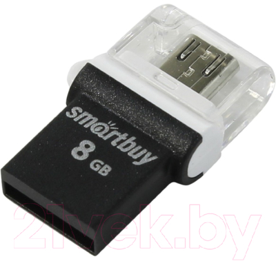 

Usb flash накопитель SmartBuy, 32GB OTG Poko Series Black (SB32GBPO-K)
