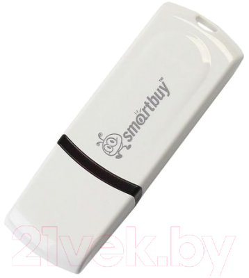 

Usb flash накопитель SmartBuy, 64GB Paean White (SB64GBPN-W)