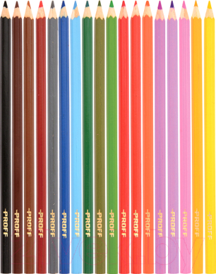 Набор цветных карандашей PROFF Говорящий Том TT16-BCL18