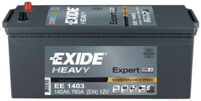 Автомобильный аккумулятор Exide Expert HVR EE1403 (140 А/ч)
