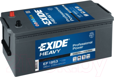Автомобильный аккумулятор Exide Heavy Professional Power EF1853 (185 А/ч)