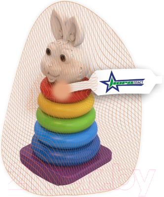 Развивающая игрушка Нордпласт Пирамида. Кролик / 423