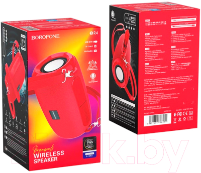 Изображение товара Портативная колонка Borofone BR4 (красный)