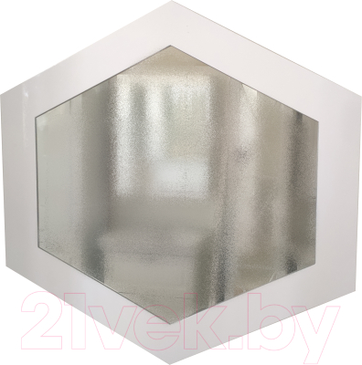 Зеркало Garda 5_700_PVC (белый глянец)