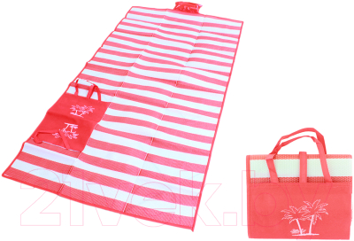 Пляжный коврик Sipl AG366B с надувной подушкой (красный)
