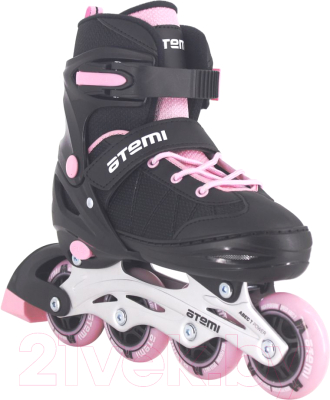 

Роликовые коньки Atemi, Черный;розовый, Abec-7 Carbon / AIS01AS