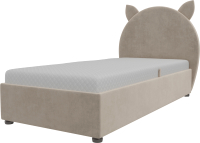 Односпальная кровать Mebelico Бриони 278 / 108835 (велюр, бежевый) - 