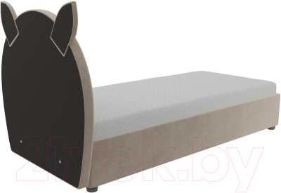 Односпальная кровать Mebelico Бриони 278 / 108835 (велюр, бежевый)