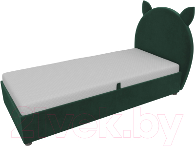 Односпальная кровать Mebelico Бриони 278 / 108838 (велюр, зеленый)