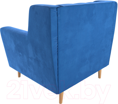 Кресло мягкое Mebelico Брайтон Люкс 280 / 108891 (велюр, голубой)