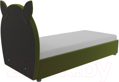 Односпальная кровать Mebelico Бриони 278 / 108845 (микровельвет, зеленый)