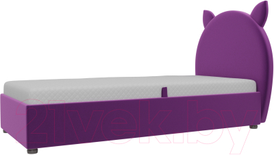 Односпальная кровать Mebelico Бриони 278 / 108849 (микровельвет, фиолетовый)