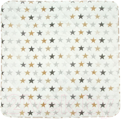 Игровой коврик Amarobaby Soft Mat Звезды / AB2165SMZP/12 (коричневый)