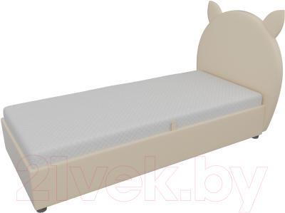 Односпальная кровать Mebelico Бриони 278 / 108854 (экокожа, бежевый)
