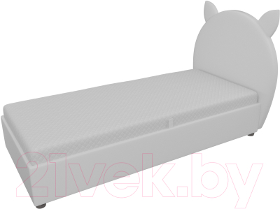 Односпальная кровать Mebelico Бриони 278 / 108855 (экокожа, белый)