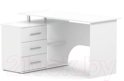 Письменный стол Сокол-Мебель КСТ-09Л (белый)