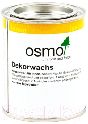 Масло для древесины Osmo Цветное прозрачное (125мл, бесцветный)
