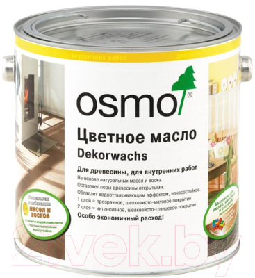 

Масло для древесины Osmo, Белый, Цветное прозрачное