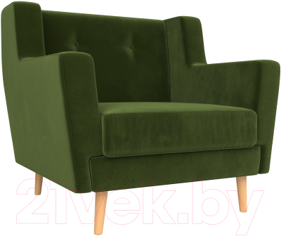 Кресло мягкое Mebelico Брайтон 279 / 108874 (микровельвет, зеленый)