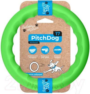 Тренировочный снаряд для животных Collar PitchDog 17 / 62365 (салатовый)
