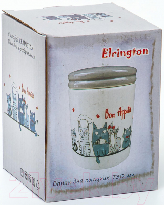 Емкость для хранения Elrington Bon Appetit Cat / 110-07142