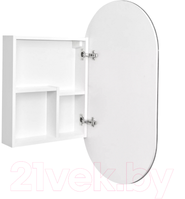 Шкаф с зеркалом для ванной Акватон Оливия (1A254502OL010)